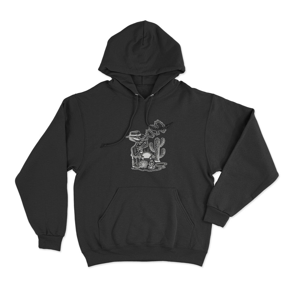 Alien Cowboy Unisex Hoodie Black Alien Cowboy Unisex Hoodie Black