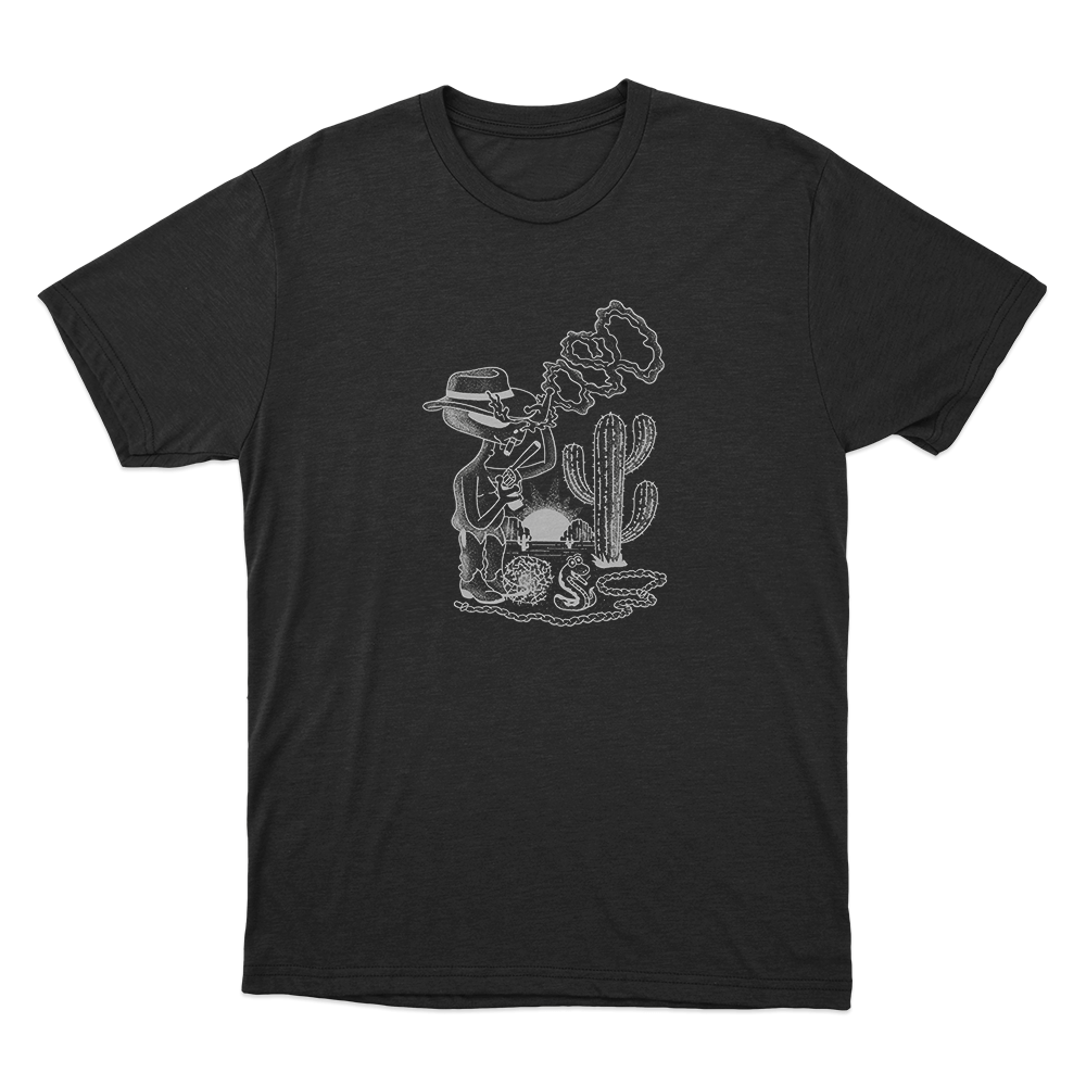 Alien Cowboy Unisex T Shirt Black Alien Cowboy Unisex T Shirt Black