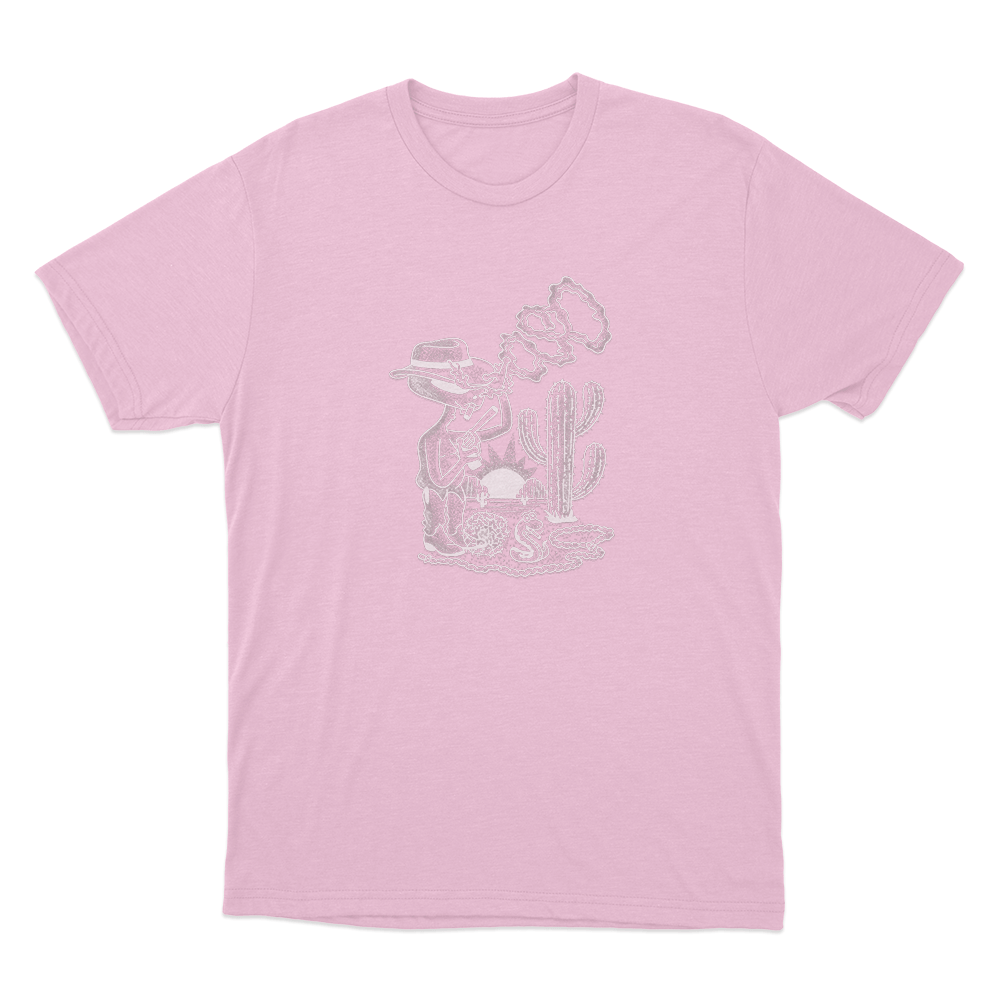 Alien Cowboy Unisex T Shirt Pink Alien Cowboy Unisex T Shirt Pink