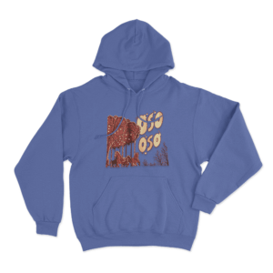 Carousel Unisex Hoodie Blue