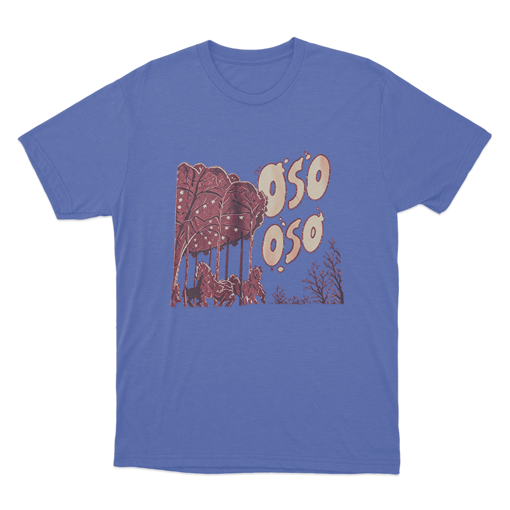 Carousel Unisex T Shirt Blue Carousel Unisex T Shirt Blue