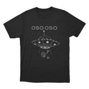 OSO OSO Alien Mothership Unisex T Shirt Black