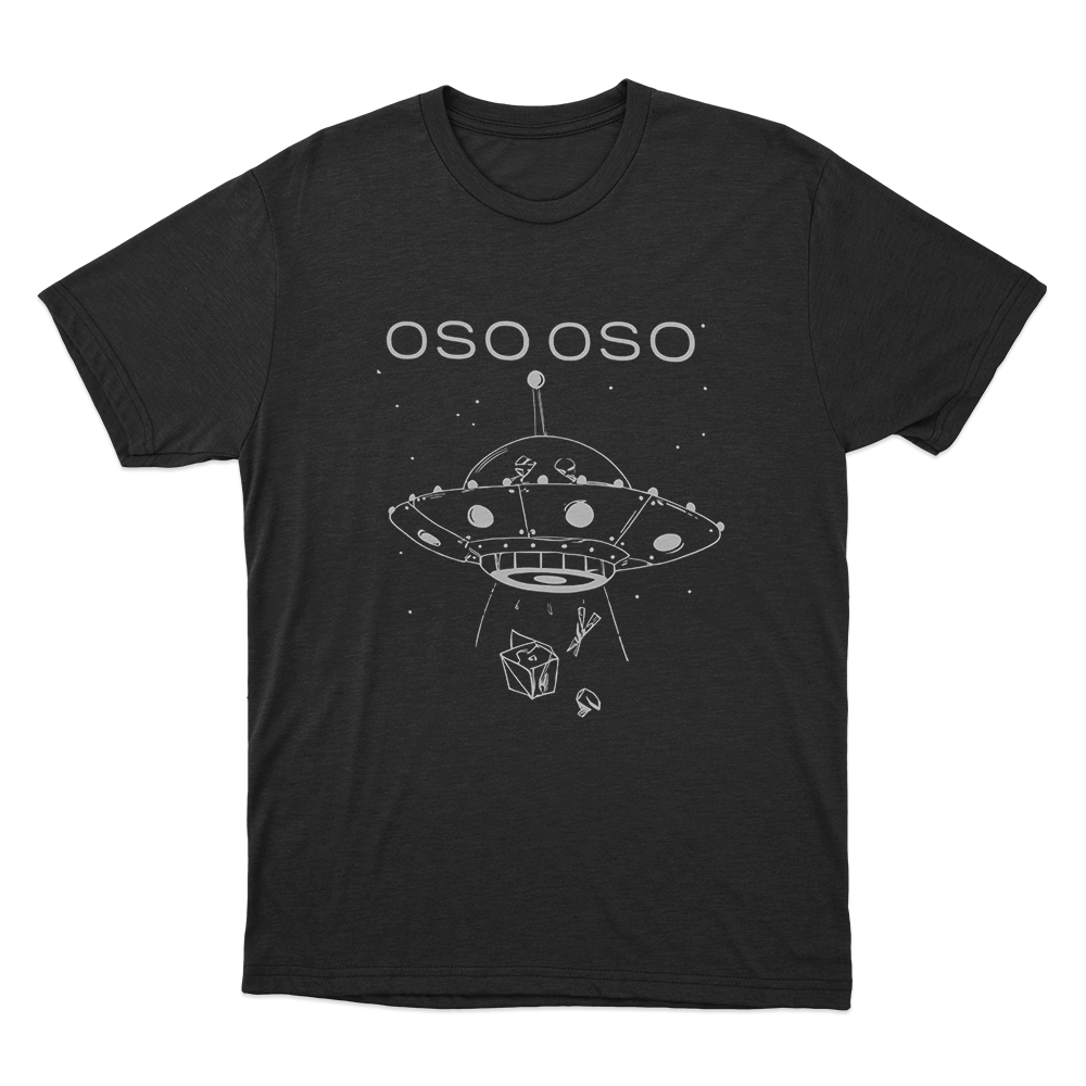 OSO OSO Alien Mothership Unisex T Shirt Black OSO OSO Alien Mothership Unisex T Shirt Black