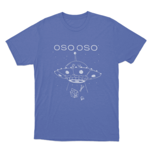 OSO OSO Alien Mothership Unisex T Shirt Blue