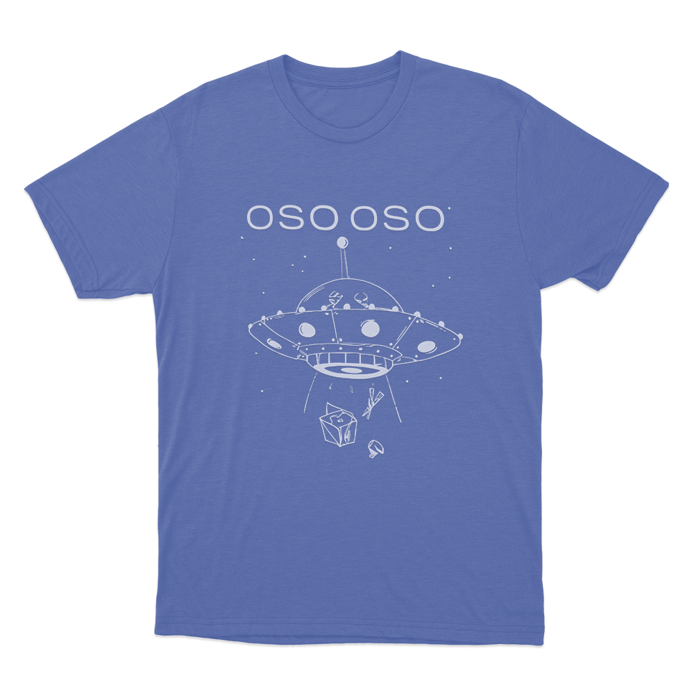 OSO OSO Alien Mothership Unisex T Shirt Blue OSO OSO Alien Mothership Unisex T Shirt Blue