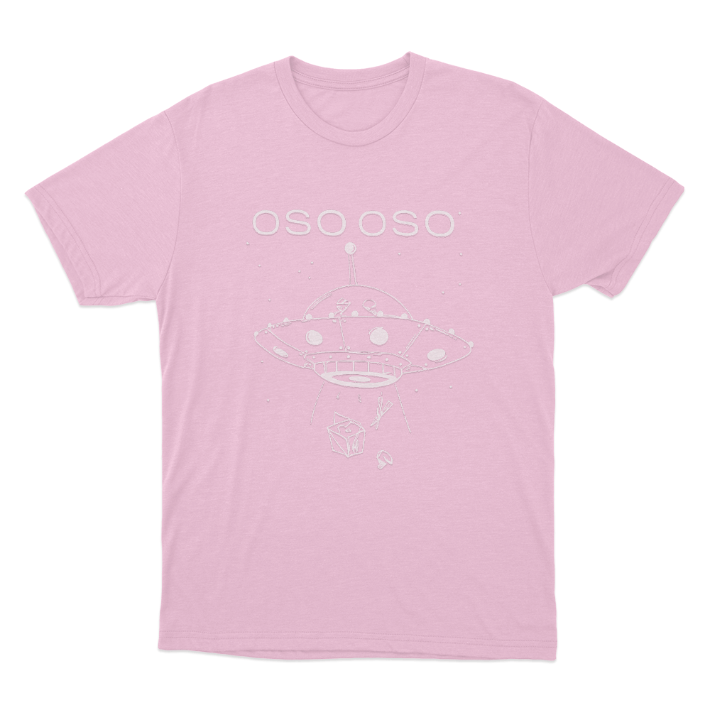 OSO OSO Alien Mothership Unisex T Shirt Pink OSO OSO Alien Mothership Unisex T Shirt Pink