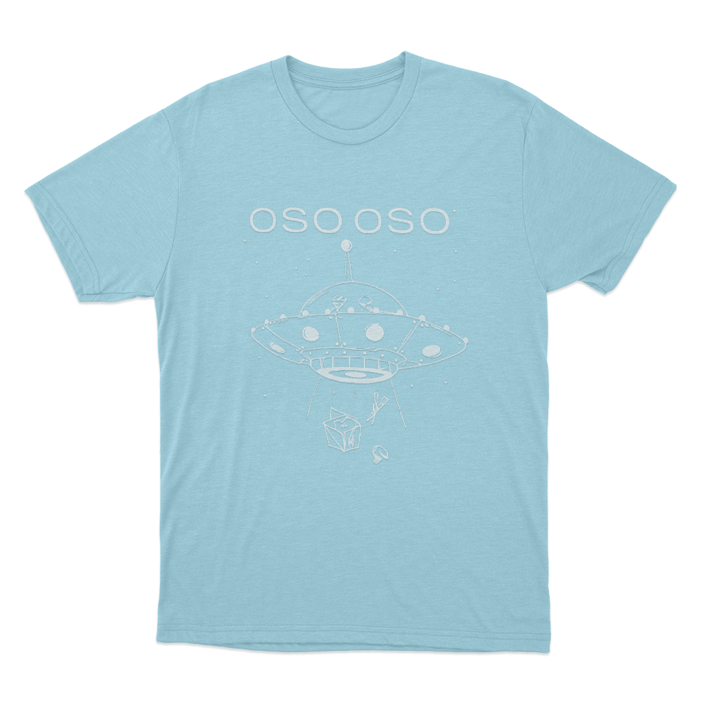 OSO OSO Alien Mothership Unisex T Shirt Sky Blue OSO OSO Alien Mothership Unisex T Shirt Sky Blue