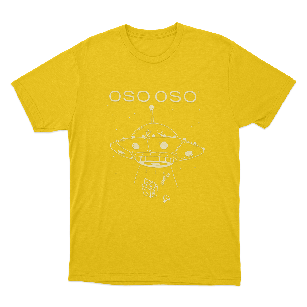 OSO OSO Alien Mothership Unisex T Shirt Yellow OSO OSO Alien Mothership Unisex T Shirt Yellow