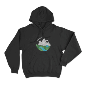 OSO OSO Camping Unisex Hoodie Black
