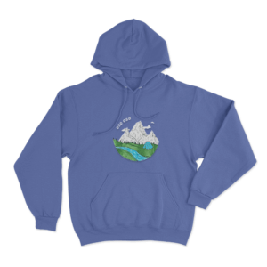 OSO OSO Camping Unisex Hoodie Blue