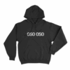 OSO OSO Logo Unisex Hoodie Black