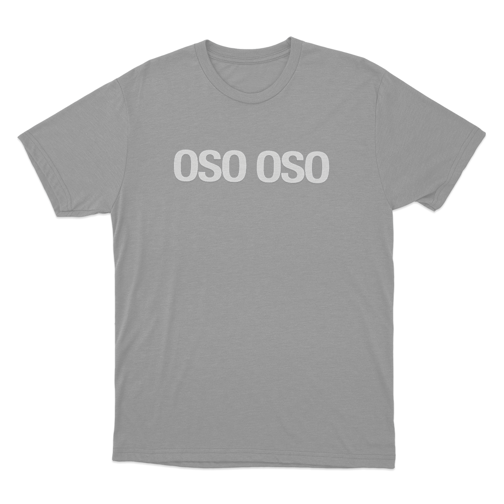 OSO OSO Logo Unisex T Shirt Grey OSO OSO Logo Unisex T Shirt Grey