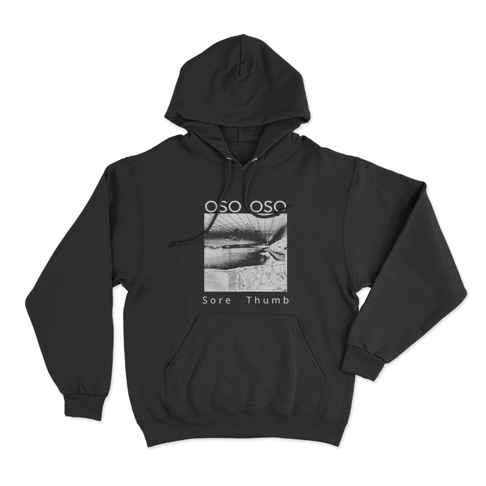Oso Oso Sore Thumb Unisex Hoodie Black Oso Oso Sore Thumb Unisex Hoodie Black