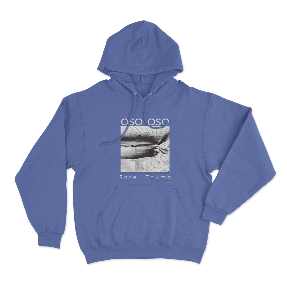 Oso Oso Sore Thumb Unisex Hoodie Blue Oso Oso Sore Thumb Unisex Hoodie Blue