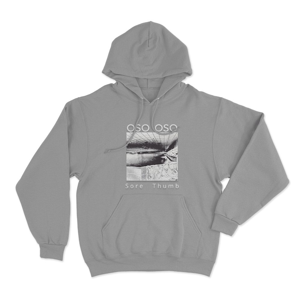Oso Oso Sore Thumb Unisex Hoodie Grey Oso Oso Sore Thumb Unisex Hoodie Grey
