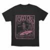 Skeleton Surfer Unisex T Shirt Black